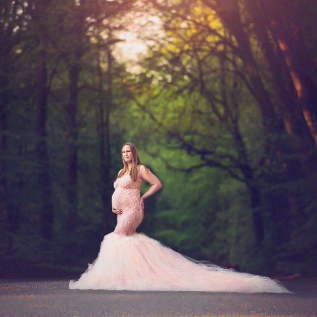 Photo tailed dress