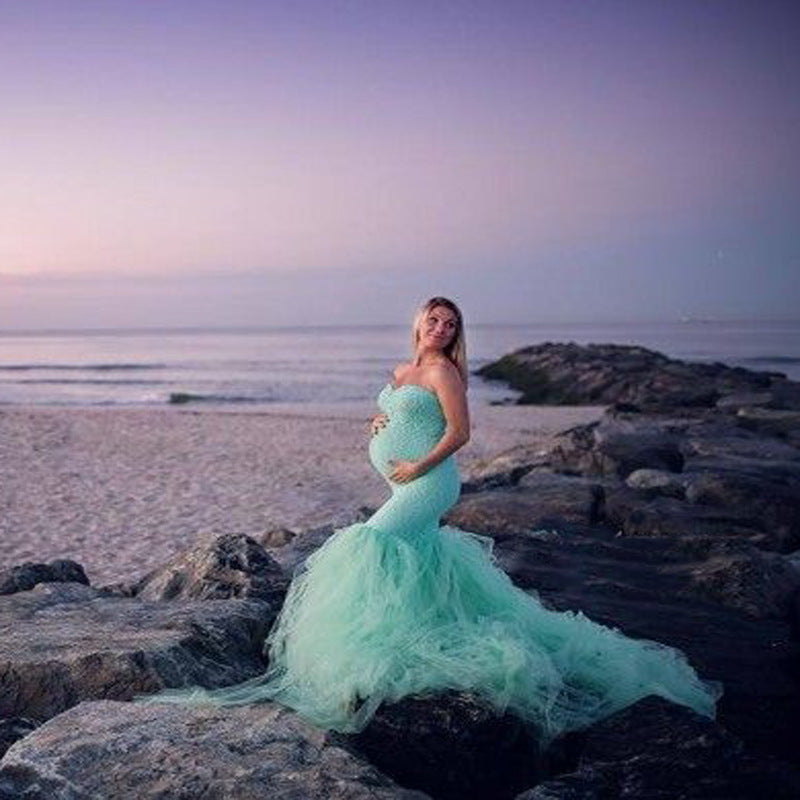 Photo tailed dress