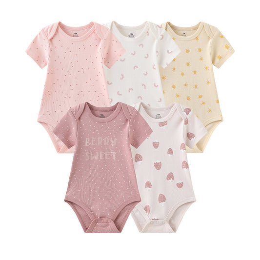 20 PCs New Baby Onesie Hat Triangular Binder Cotton Pants Suit