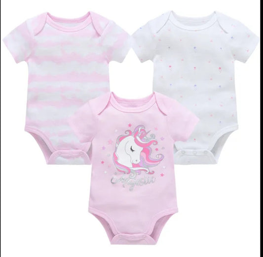 3 pcs Bodysuits girls